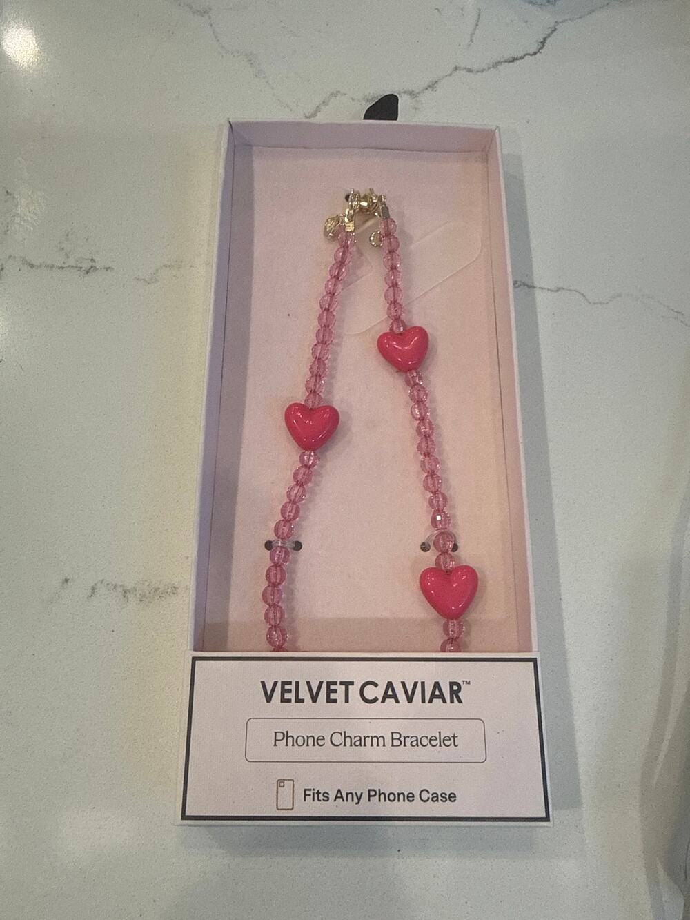 Velvet Caviar Phone Charm bracelet